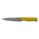 Starrett Professional Stainless Steel Chefs Kitchen Knives - Narrow Triangular Profile - 6-inch (150mm) - Yellow Handle