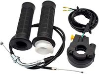 Riyitauto Twist Throttle and 36" Cable Handle Grip Kill Switch Set for 7/8" 22mm Handlebar 49cc 66cc 80cc Engine Motorized Bicycle Push Bike