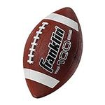 Franklin Sports Junior Football - Grip-Rite 100 - Kids Junior Size Rubber Football - Youth Football - Durable Outdoor Rubber Football - Classic Brown