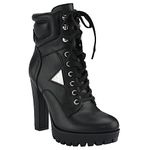 GUESS Women's Tanisa Ankle Boot, Black 001, 7