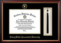 Campus Images Embry-Riddle University Tassel Box and Diploma Frame, 8.5" x 11"