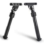 JINSE M-LOK Bipod Side Rail Direct Attach Folding Adjustable 6.5-9 Inches Bipod