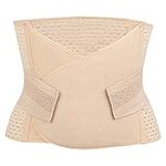 HEALLILY Postpartum Belly Wrap Women C Section Girdle Belt Post Partum Support After Birth Recovery Band Waist Pelvis Shapewear Khaki