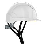 JSP EVOLite Lightweight ABS Safety Helmet Linesman Slip Ratchet White (AJC250-000-100)