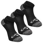 Callaway Men's Men's Crew 3pk Sports Socks, Black, One Size EU