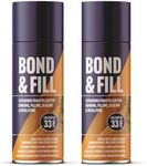 ZOPPER 2 x Expanding Foam Filler Spray 500ml for Bonding, Filling, Sealing & Insulating - Ideal for Filling and Sealing Awkward Gaps, Hollows & Cavities - Can be Cut, Sanded, Plastered or Painted
