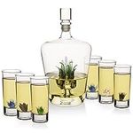 Tequila Glasses & Decanter Set with