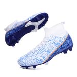 ASoftLand Mens Soccer Shoes Soccer Cleats Women Football Cleats Tacos De Futbol para Hombre Football Shoes for Turf Futsal Shoes Cleats Football Turf Cleats Professional Football Training Boots AG FG