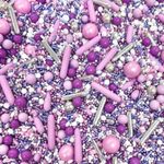 Luxury Purple sprinkles silver pink white lilac pastel sprinkles for cupcake cookies cake toppers pearls chocolate balls metallic pearls cupcakes rods 100s 1000s PRETTY PURPLE