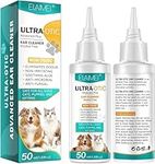 SACRED LILY Dog Ear Cleaner, Dog Ear Drops for Infection Antibiotics Non Toxic Non Irritating Anti Microbial Anti Fungal Ear Drops for Dogs and Cat Ear Cleaner Solution, Eliminates Odour