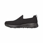 Skechers Men's Go Max-Athletic Air Mesh Slip on Walking Shoe Sneaker, Black/Black/Black, 8.5