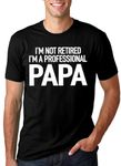 MEESHEEP Fathers Day Shirt Mens Papa T Shirts Dad Tshirt Tops Father's Day Gfits Summer Mens Short Sleeve Black