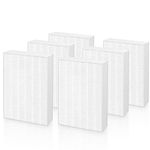 6-Pack HPA300 Replacement Filter R for Honeywell HPA300 Air Purifiers, Fits HPA300, HPA090, HPA100, HPA200 Series, and HPA5300, HRF-R1 HRF-R2 & HRF-R3