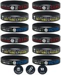 Inkstone Volleyball Motivational Silicone Bracelets Sport Gift Wristbands