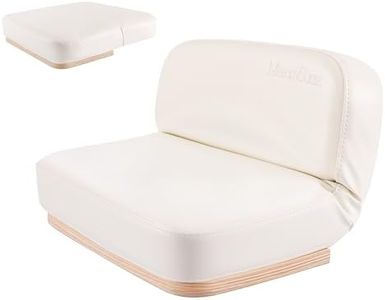 MelodySusie Foldable Nail Arm Rest, 5 Adjustable Angles & PU Leather, White