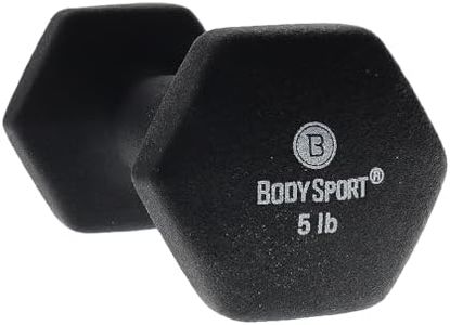 Body Sport Neoprene Dumbbell, 5-Pound