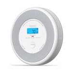 X-Sense Combination Smoke and Carbon Monoxide Alarm with Voice Alerts, Smoke Alarm for Home with Replaceable Battery, XP0A-SR, 1-Pack