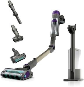 Shark PowerDetect IP3251INT | Cordless Stick Vacuum with Auto-Charging and Auto Empty Dock | No Manual Emptying Upto 45 Days | 380W, 70 min runtime | Forward & Reverse Cleaning | Anti-Hair Wrap