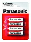 Panasonic AA Zinc Carbon Single Use Batteries 4 pack (Package may vary)