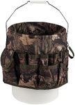 Bucket Boss - Camo Bucketeer Bucket Tool Organizer (Fits 5 Gallon Bucket), Bucket Organization (85030), Mossy Oak Camo