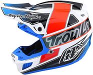 Troy Lee Designs SE5 Composite Adult Motocross Dirt Bike Helmet W/MIPS, Team Orange/Blue, Large