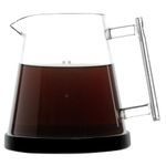 Pure Over All Glass Coffee Pour Over Carafe 20 oz Capacity - Compatible with Pure Over, AeroPress, Hario V60, Kalita Wave, Origami, and more.