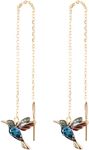 Hummingbird Threader Earrings Rhine