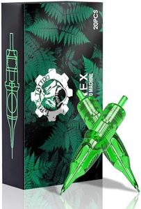 Ambition TREX Cartridges #10 Bugpin 14RL Disposable Tattoo Needles 14 Round Liner Long Taper 1014RL 20Pcs for Rotary Tattoo Machine Supply