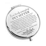 CHOORO Dog Walker Gift Pet Sitter Appreciation Gift to A Truly Amazing Pet Sitter Pocket Mirror (Amazing PET Sitter)