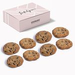 Cocosutra Chunky Chocolate Chip Eggless Cookies | Box of 8 Freshly Baked Gourmet Cookies | Ooey Gooey Melty Premium Cookies for Gifting | 100% Natural | 40g per cookie | 320g