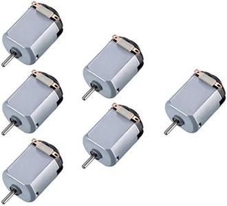 6 Pack DC 1.5-6V 15000-16500RPM Mini Electric Motor for DIY Toys Science Experiments by Topoox