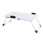 Pragati Systems Multipurpose Integrated Whiteboard & Laptop Table | Portable Study Desk & Lap Desk for Bed with Laptop Support | includes 2 Markers, Duster & Paper Clip (Heavy-duty)