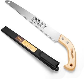 YIAD 13" Pruning Saw, Curved High Carbon Steel Hand Saw with Sheath