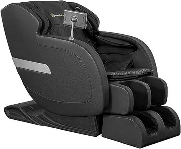 Real Relax Massage Chair, SL Track Full Body Zero Gravity Massage Chair Recliner with App Control, Favor 05 (Black)