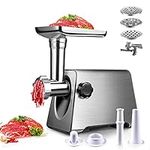 BenRich Meat Mincer Grinder, Electric Meat Grinder and Sausage Maker Max 2800 Watt Powerful Copper Motor Stainless Steel Body for Home Use