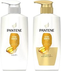 Pantene Extra Damage Care Shampoo Treatment Conditioner Pump 13.5 fl oz (400 ml) + 14.1 oz (400 ml) + 14.1 oz (400