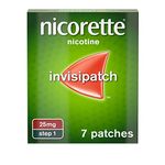 Nicorette Invisi 25mg Patch, Step 1, (7 Patches), Nicotine Patches for Smoking Cessation, Discreet and Convenient Help to Stop Smoking For Good, For those who smoke 10 or more cigarettes a day