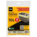 Coral 73335 Paintwiz Paint Scuttle Liners with Coreflex 10 Litre 8 piece pack Fast Easy Cleanup