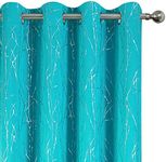 Turquoise Curtains Blackout ,95 Inc