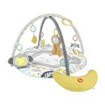 Fisher-Price Snugamonkey Go Bananas Gym, Monkey-Themed Infant Playmat With Tummy Time Prop And Activity Toys