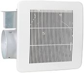 Zion 140 CFM Ultra Quiet Bathroom Exhaust Fan 1.0 Sones Bathroom Fan Washroom Ventilation Fan 6" Duct Size Retrofit Up To 180 Sq Ft