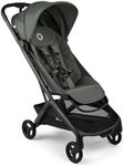 Bugaboo Butterfly 2 Lightweight Travel Stroller Cabin Size, One-Hand Fold Portable Pushchair, Baby Buggy with Reclining Seat, Storage Basket, Carry Strap – from 6 Months to 4 Years – Forest Green
