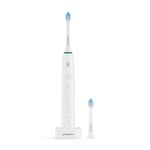 Georganics Sonic Toothbrush Set 50000SPM - Sonic Electric Toothbrush with 3-Stroke Speed Adjustments, 2-Minute Timer and 30-Second Pause Alerts - Vegan Bristles - Long-Lasting Rechargeable Battery