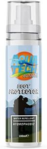 Aqua Tech Shoe Boot Protector Waterproofing Spray | Liquid and Stain Repellent | for Wet Weather and Hiking Garments-100ml, 100ml