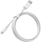 OtterBox Reinforced USB-A to Lightning Cable, MFi Certified, Charging Cable for iPhone and iPad, Ultra-Rugged, Bend and Flex Tested, 2M, White