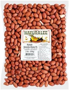 Naturalee Peanuts, Raw Whole Spanish Redskin 2 lbs - Raw, Unsalted - Heart Health, High Protein, Vegan, Natural