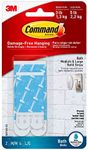 Command Bath Water Resistant Refill Strips, 2-Medium and 4-Large Strips (BATH22-ES-E)