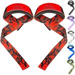 Bear Grips Lifting Straps Gym, Wrist Straps for Weightlifting, Gym Straps, Weightlifting Straps, Deadlift Straps, Weight Lifting Straps for Men, Weight Straps Lifting Women, 2 Lifting Strap Red Camo