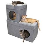 Kitty City Large Stackable Grey Con