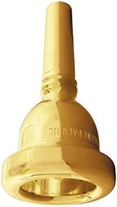 Bach 35012CGP Small Shank Trombone, Baritone and Euphonium Mouthpiece, 12C Gold